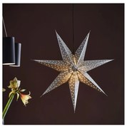 Markslöjd 705788 - Karácsonyi dekoráció GLITTER 1xE14/25W/230V á. 75 cm ezüst