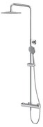 Cersanit S951-340 CITY termosztátos zuhanyszett, fényes króm