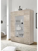 Vitrineszekrény ARIA sonoma tölgy