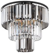 Globo 15695D - Felületre szerelhető csillár NAXIS 3xE27/40W/230V átm. 40 cm fekete