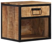 tömör mangófa éjjeliszekrény 40 x 35 x 40 cm