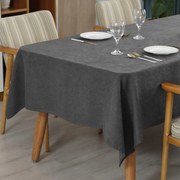 Abrosz téglalap alakú vízálló dekoratív 140x180 cm szürke, mikrovelúr