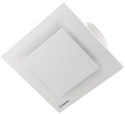 Sapho, TECTO fürdőszobai mennyezeti ventilátor axiális, 20W, cső 100mm, fehér, időzítő, TC202