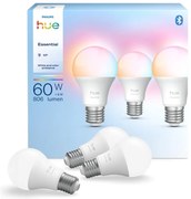 3 darabos csomag Philips Hue WACA dimmelhető LED izzó E27/8W/230V 2200-6500K