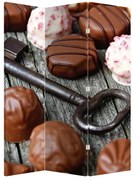 Paraván - Csokoládé és a kulcs (126x170 cm)