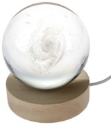 Natúr színű USB fénydekoráció ø 8 cm – Dakls