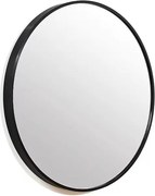 Viva AURA DELTA fürdőszoba tükör - érintésmentes kapcsoló - FEKETE - LED - KEREK - átmérő 60 cm