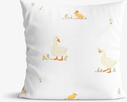 Goldea húsvéti pamut párnahuzat - kacsák 40 x 40 cm