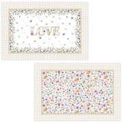 Műanyag tányéralátét kétoldalas 45x30 cm Easy Life Mon Amour