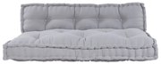 Pallet Sofa Párna 2 pcs Szürke szövet