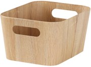 Kitchisimo 2 db tároló kosár szett 31 × 23 × 16cm, természetes, L