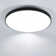 Lampa Sufitowa Plafon Led Czarna Łazienkowa Wodoodporna 24W 6500K IP44