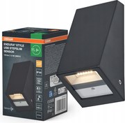 Kerti fali lámpa Led alkonyati mozgásérzékelő 1.5W 3000K IP44 Endura