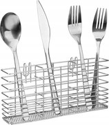 Sanno rozsdamentes acél evőeszköz/edénytartó, edényszárító