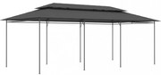 antracitszürke pavilon 600 x 298 x 270 cm