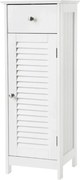 Fehér fürdőszobai szekrény AUK-E1143 WT, 32×30×87 cm