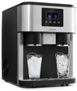 Klarstein Eiszeit Crush, jégkocka készítő, 2 nagyság, zúzott jég, ezüst