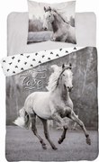 Ifjúsági ágyneműhuzat Ló fehér galoppban 140x200