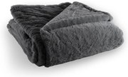 Szürke műszőrme takaró 150x200 cm Ruby – Tiseco Home Studio