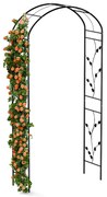 Blumfeldt FloraBelle Arch rózsaszín boltív, dekoratív levélminták, időjárásálló, segédeszköz kúszónövényekhez