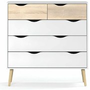 OSLO 75456 komód, fehér