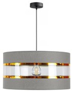 Csillár zsinóron LIND 1xE27/60W/230V szürke