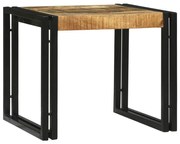 2 darabos dohányzóasztal szett tömör durva mangófából