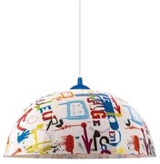 Prezent 74200 - Gyerek csillár zsinóron GRAFFITI 1xE27/60W/230V