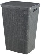 Curver Jute szennyeskosár 58L fedéllel szürke
