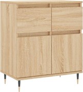 vidaXL sonoma tölgy színű szerelt fa tálalóasztal 60 x 35 x 70 cm