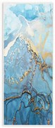 Kék mosható szőnyeg 80x150 cm Blue Waves – Oyo Concept