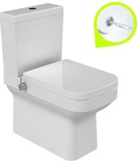 CeraStyle NOURA monoblokk WC - BEÉPÍTETT bidé funkcióval - 62 cm