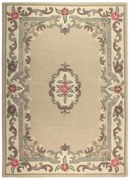 Aubusson bézs gyapjú szőnyeg, 75 x 150 cm - Flair Rugs