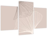 Kép - Bézs színű levelek N⁰2 (90x60 cm)