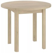 Kerek étkezőasztal ADAM 80x80 cm, Cremona Torro tölgy dekoráció