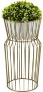 Virágállvány 50x26 cm arany