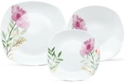 Arôme Home 18 részes étkészlet Rózsaszín mák