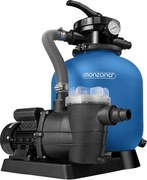 AQUA homokszűrő medencéhez, 9600 l/h, kék Monzana