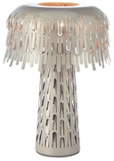 Szürkésbézs asztali lámpa fém búrával (magasság 38 cm) Verbera – Markslöjd