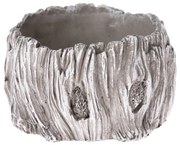 Decor beton fakéreg virágtartó, szürke, 17 x 10 cm, 17 cm átmérőjű