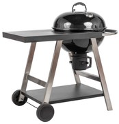 MIR709 Faszenes grill polccal és kerekekkel 56 cm