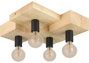 Eglo 43798 - Mennyezeti lámpa HALKIN 4xE27/40W/230V