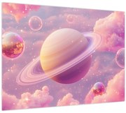 Kép - Rózsaszín bolygó (70x50 cm)