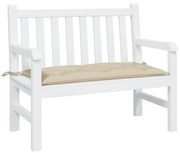 bézs oxford szövet kerti padpárna 100 x 50 x 7 cm