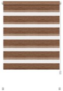 Barna nappali-éjszakai roló 97x150 cm Zebra Natur – Gardinia