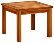 tömör akácfa kerti dohányzóasztal 45 x 45 x 36 cm