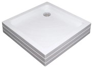 Ravak A007701120 - ANGELA négyzetes zuhanytálca 90×90 cm, fehér