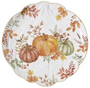 Őszi Mintával dísztökkel díszített Porcelán tál Harvest