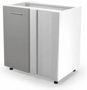 Alsó sarokszekrény Vento DN-100 / 82, szürke