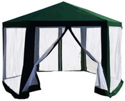 Kerti pavilon Rhoda (zöld + fehér). 1034236